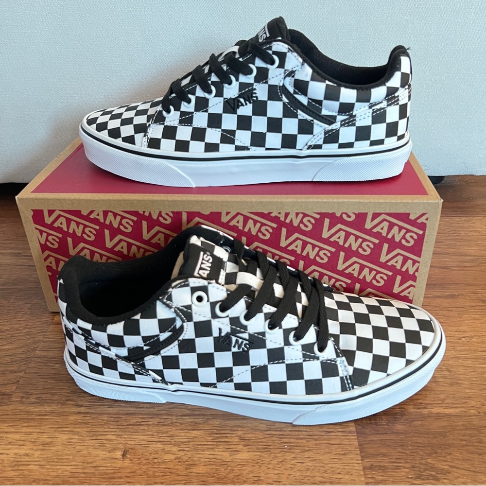 Vans Seldan Sneakers Checkerboard Black/White- Size 12